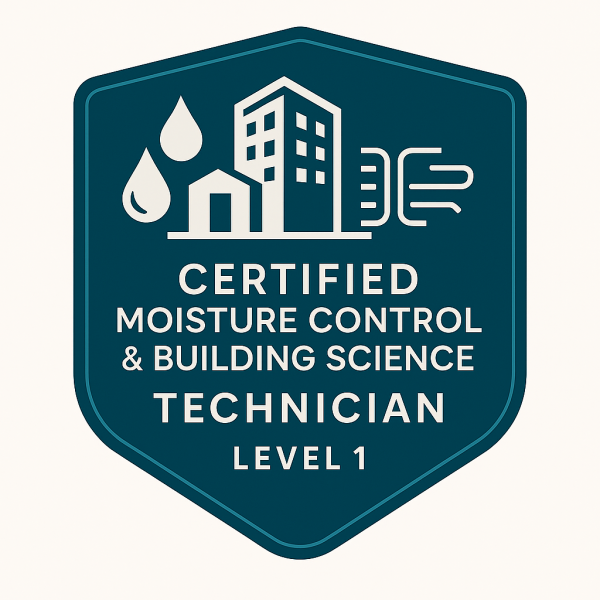Certified Moisture Control & Building Science Technician - Level 1- 28th to 29th August 2025